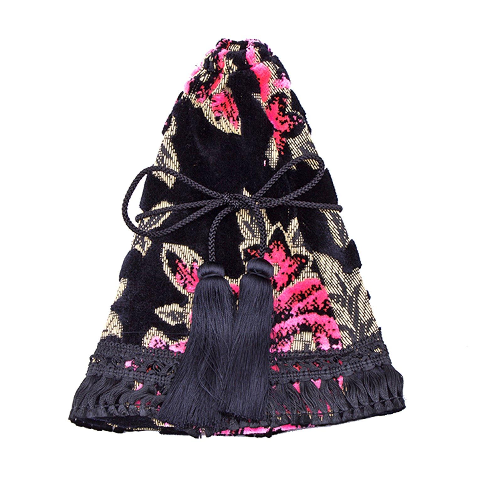 

Miyabi Shift Boot Cover Kinkazan Black Pink Black Madonna Flange MBC-MA-BP