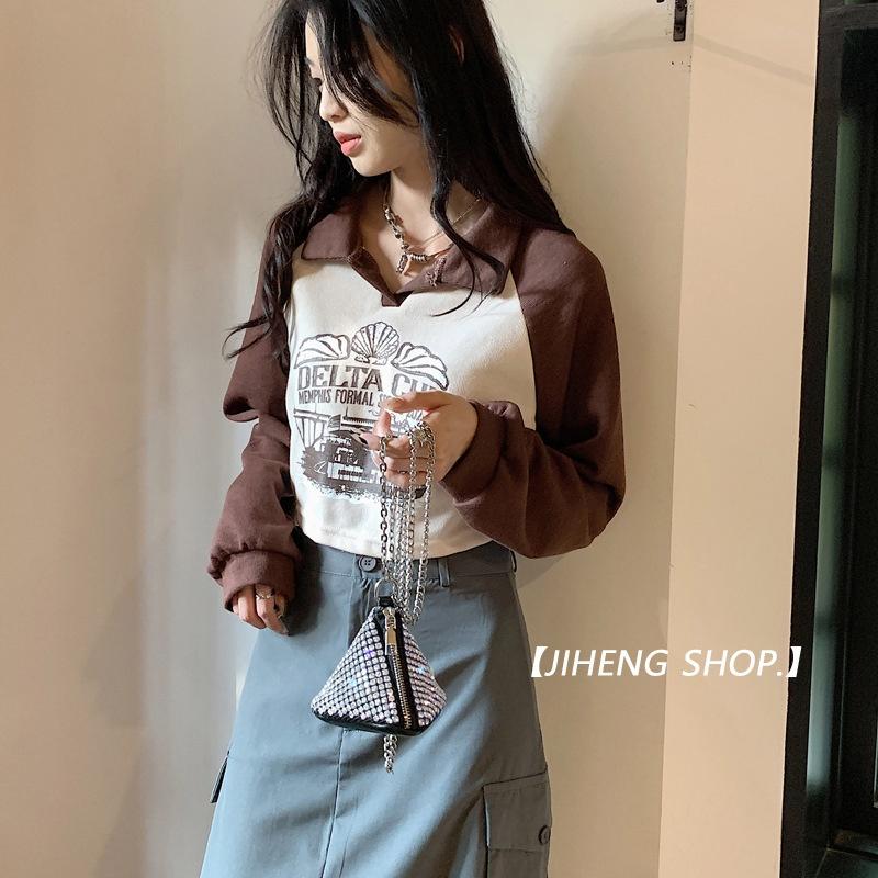 IELGY Rhinestone Mini Zongzi Triangle Hand Carry Oblique Cross Change Diamond Bag