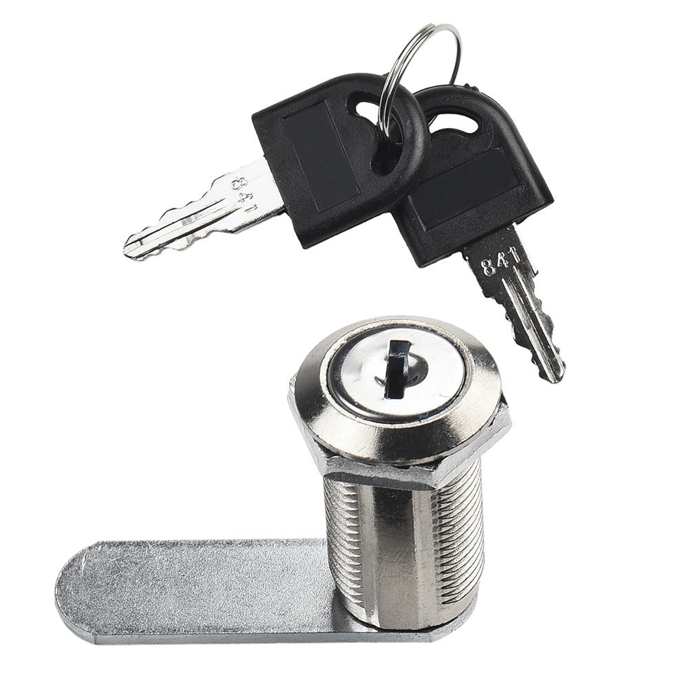 2PCS Cam Locks Zinc Alloy Security Locks with 4 Keys for Cabinets Furniture Mailboxes Lockers Provides Reliable Protection