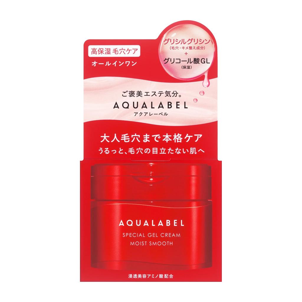 Aqualabel Special Gel Cream EX 90g Cream Gentle Herbal Rose Fragrance to Soothe Your Mind (Moist Smooth) Cream/Eye Cream-like Moisturizing,