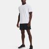 Under Armour Round Neck Printed Side Slit Straight T-Shirt Men Tops White 1366497-100
