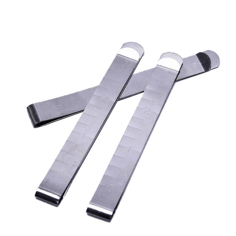 5Pcs/Pack Metal Sewing Crimping Clip Stainless Steel Ruler Measurement Clips
