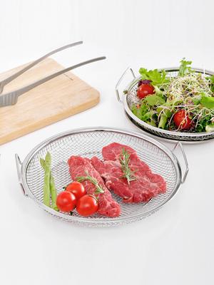 Reborn. J All-Stainless Steel Handled Tray 22cm / Mesh Tray Frying Net