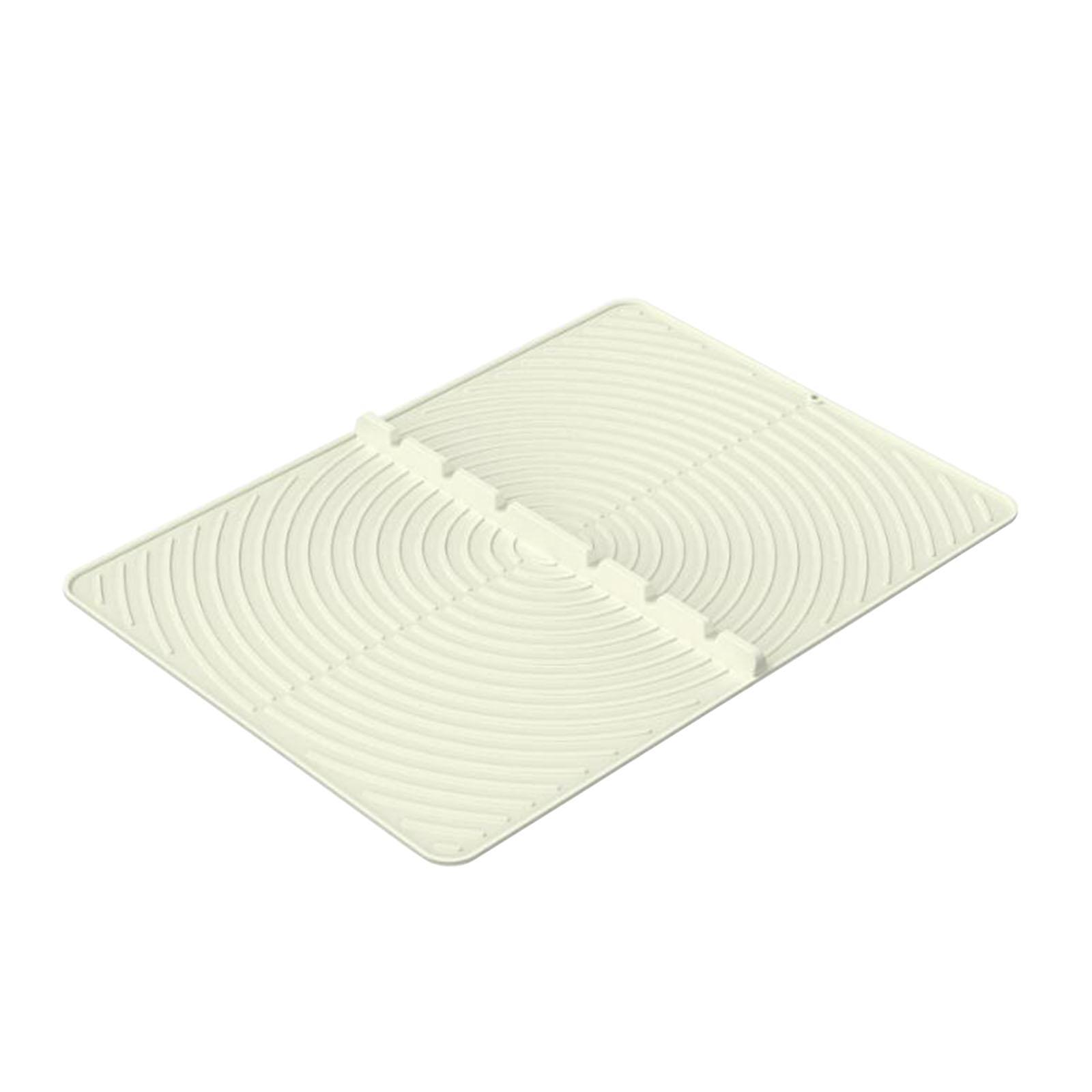 

Stove Top Mat Cover Silicone Stove Mat Multipurpose Foldable 71cmx50.8cm Flat бежевий