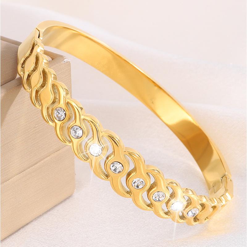 European and American Color Open Light Luxury High-end Bracelet