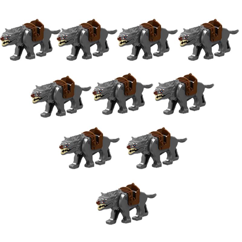 MOC Medieval Military Building Blocks Cavalry Regiment Knight Horse Animal Accessories Set Mini Bricks Buy Goods Boy Toy Gift
