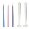 Silicone Candle Molds for DIY Aromatherapy - Long Cylinder-Shaped Craft Wax Mold Set with Varying Diameters for Scented Decor