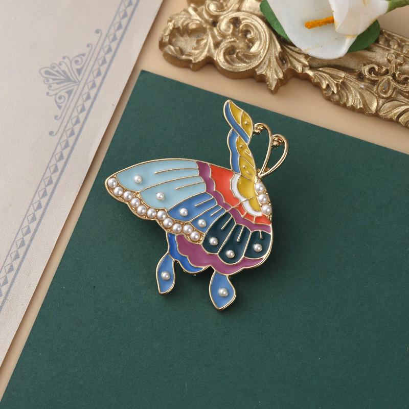 Spilla Femminile Vintage in Cristallo con Corona a Croce per Accessori Moda Regalo