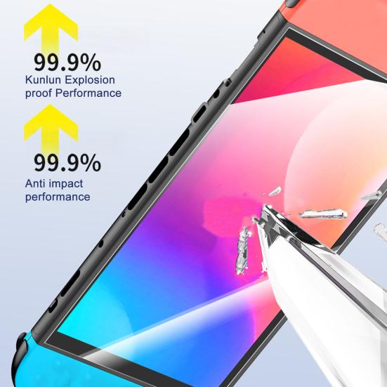 Screen Protector for Nintendo Switch 2 Clear Anti-Scratch Touch Sensitive Bubble-Free Game Console Tempered Glass Screen Protective Film with