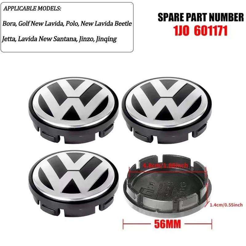 For VOLKSWAGEN VW 56/65mm VW Wheel Center Cap Hub Cover Badge Emblem Car Accessorie For Volkswagen VW Jetta Atlas Eos Caddy Beet