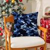 Decorative Military Camo Pillow Case Silky Elegant Comfort Sofa Bed Invisible Zipper