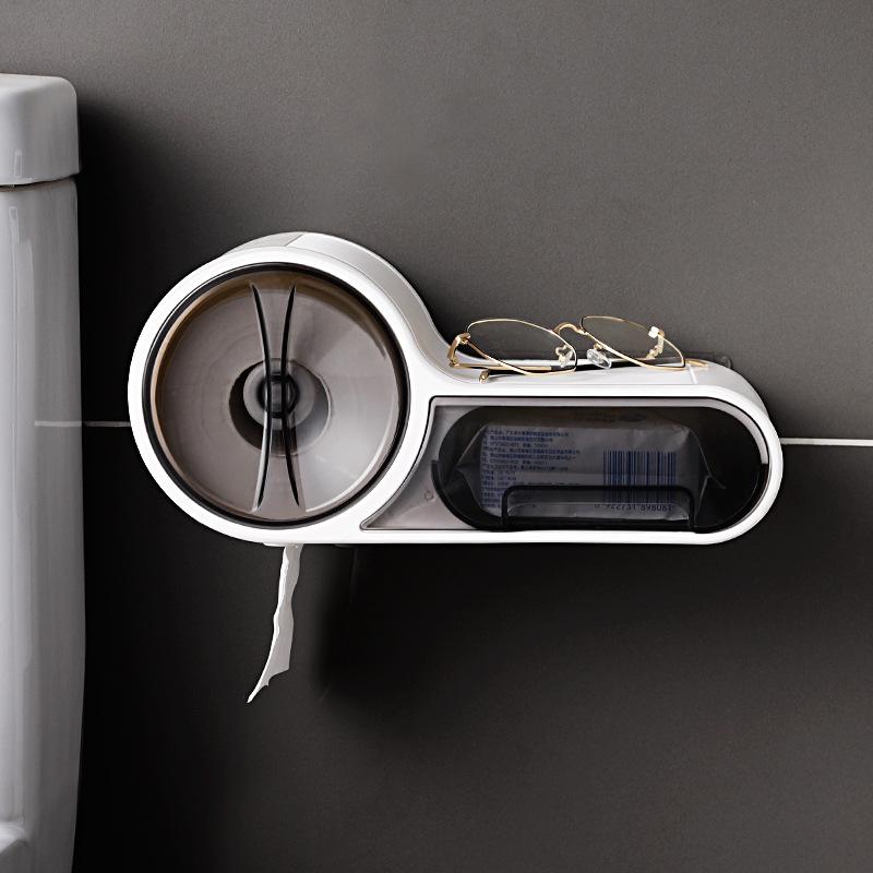 Waterproof Wall-Mounted Multifunctional Tissue Box