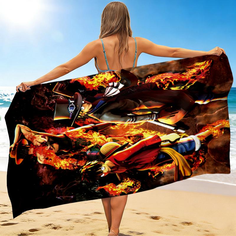 1Pc Heroes Adventure Beach Towel Quick Dry Multiuse For Beach Pool Gym Yoga Home Travel Christmas Halloween Xmas Gift L1178