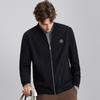 Men's Baseball Collar Jacket - Red Bean Double Sided Wear