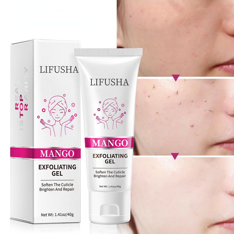 

Нежный гель-скраб с манго для отшелушивания, придания коже сияния и молодости