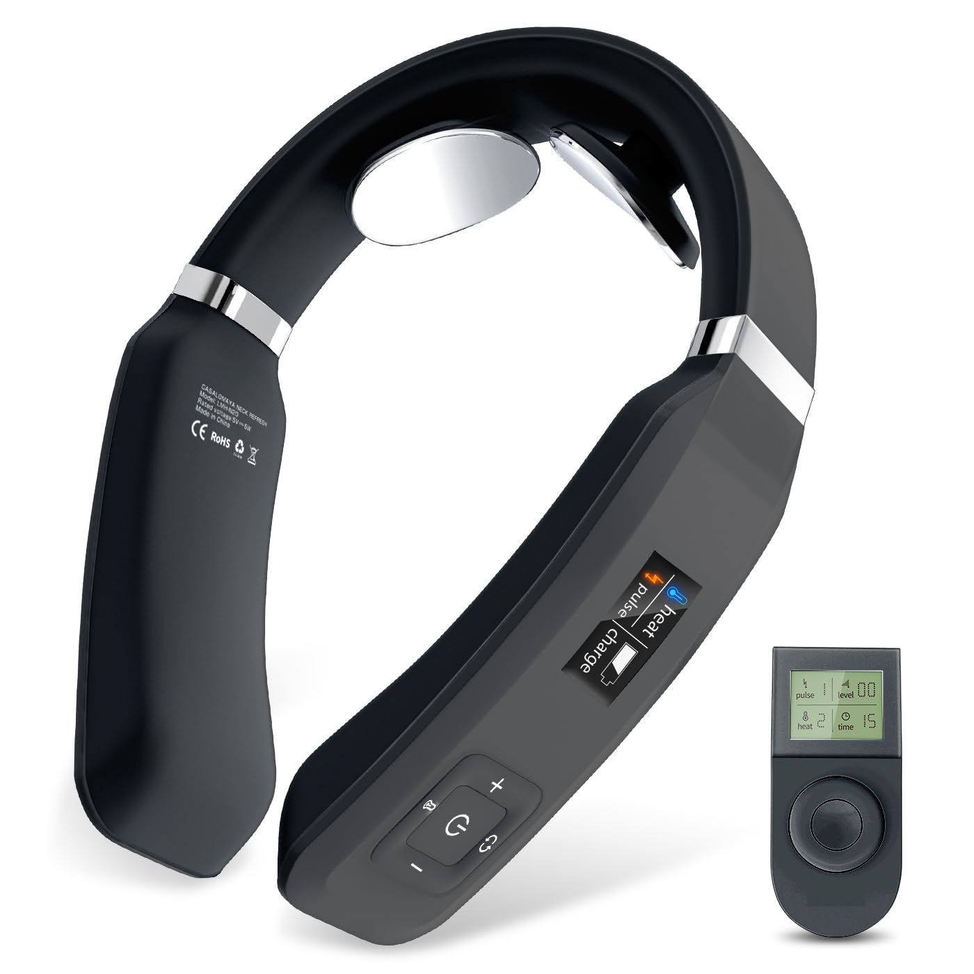 

Neck Neck Relaxation Neck EMSx USB 6 Modes 16 Levels Easy LCD Christmas Birthday Gift for Respect for the Aged Day Japanese Instruction Manual Remote