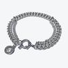 Rush Off Surgical Steel Newness Double Chain Bracelet