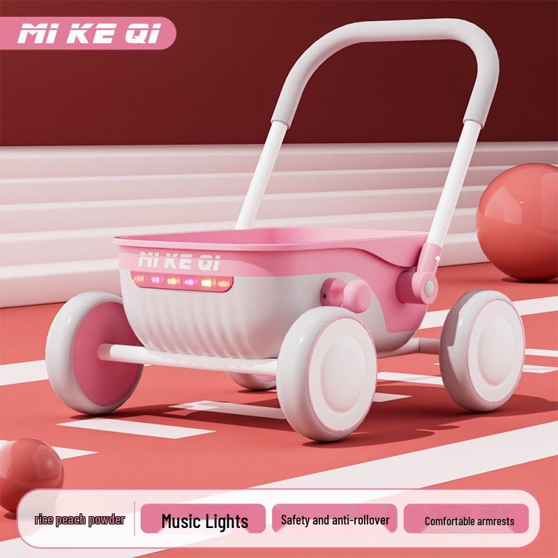 Multifunctionele Baby Loopwagen Kinderwagen voor 1-2 Jarigen - Peuter Hand Duw Speelgoed Auto Verjaardagscadeau