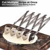 5 Wheel Pastry Cutter  Stainless Steel Pizza Slicer  Expandable Dough Cutter  Multi Round Pastry Knife  Baking Cutter Roller Cookie Ravioli Cutter