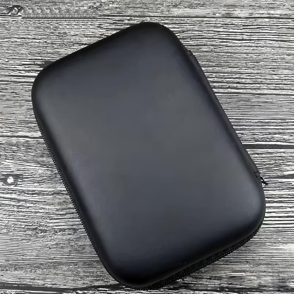 EVA 2.5" Hard Drive Case Storage Organizer Bag Multi-Purpose Universal Carry Pouch, Shockproof Travel Case for HDD SSD Hard Disk