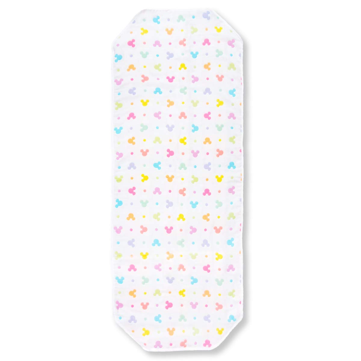 

мягкий муслиновый чехол на матрас с Disney Микки 60 x эластичная резинка Япония, 6-слойный иконка, 150см, 100% хлопок, углы, NZ2831-N