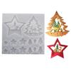 Ornament Christmas Tree Christmas Hanging Pendant Mold Merry Christmas Silicone Molds Resin Mould