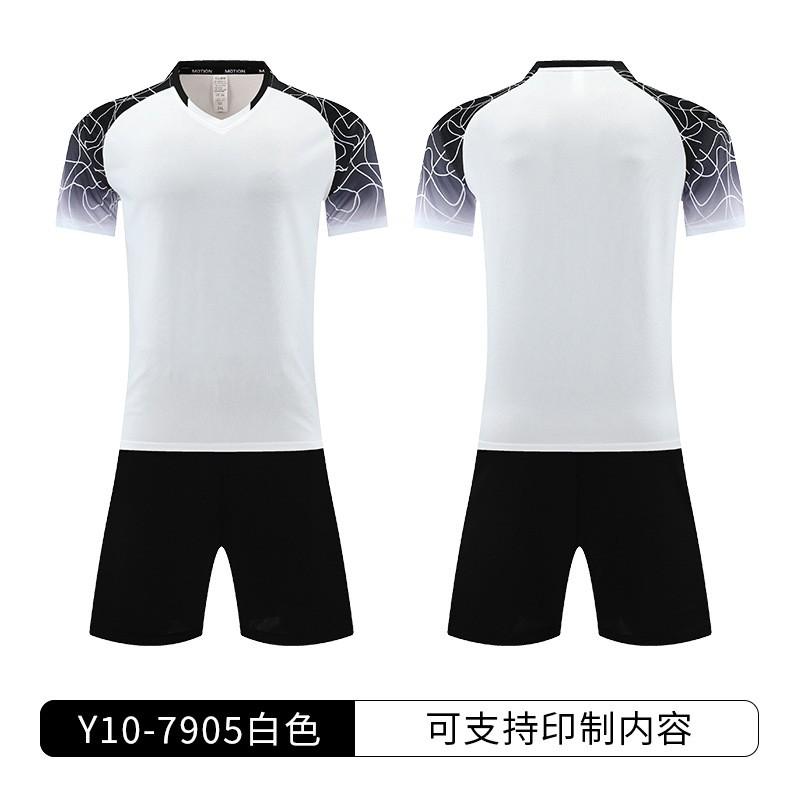 Kids Soccer Jersey Set Quick Dry Short Sleeve Training Kit Boys Girls Football Practice Match Uniform