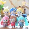 24pcs/lot 12cm Cute anime stuffed Girls' dolls Plush Toys Keyring Pendant Gift bag accessories