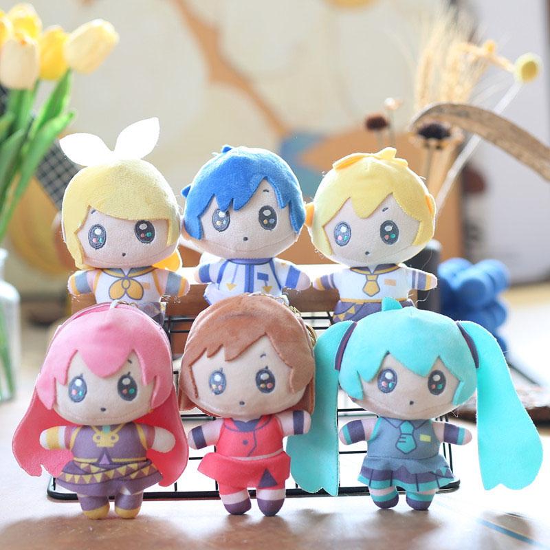 24pcs/lot 12cm Cute anime stuffed Girls' dolls Plush Toys Keyring Pendant Gift bag accessories