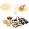 1/2 Pieces Diy Round Baking Tools Creative Cake Cup Press Cookie Mold Baking Rice Ball And Tart Shells Mold Donut Mold
