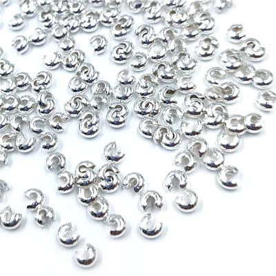 Creative Loose Bead End Clasp Handmade Accessories Half Moon DIY Bag Clasp Crescent Clasp 3/4/5mm Gold Sliver Handmade DIY Material
