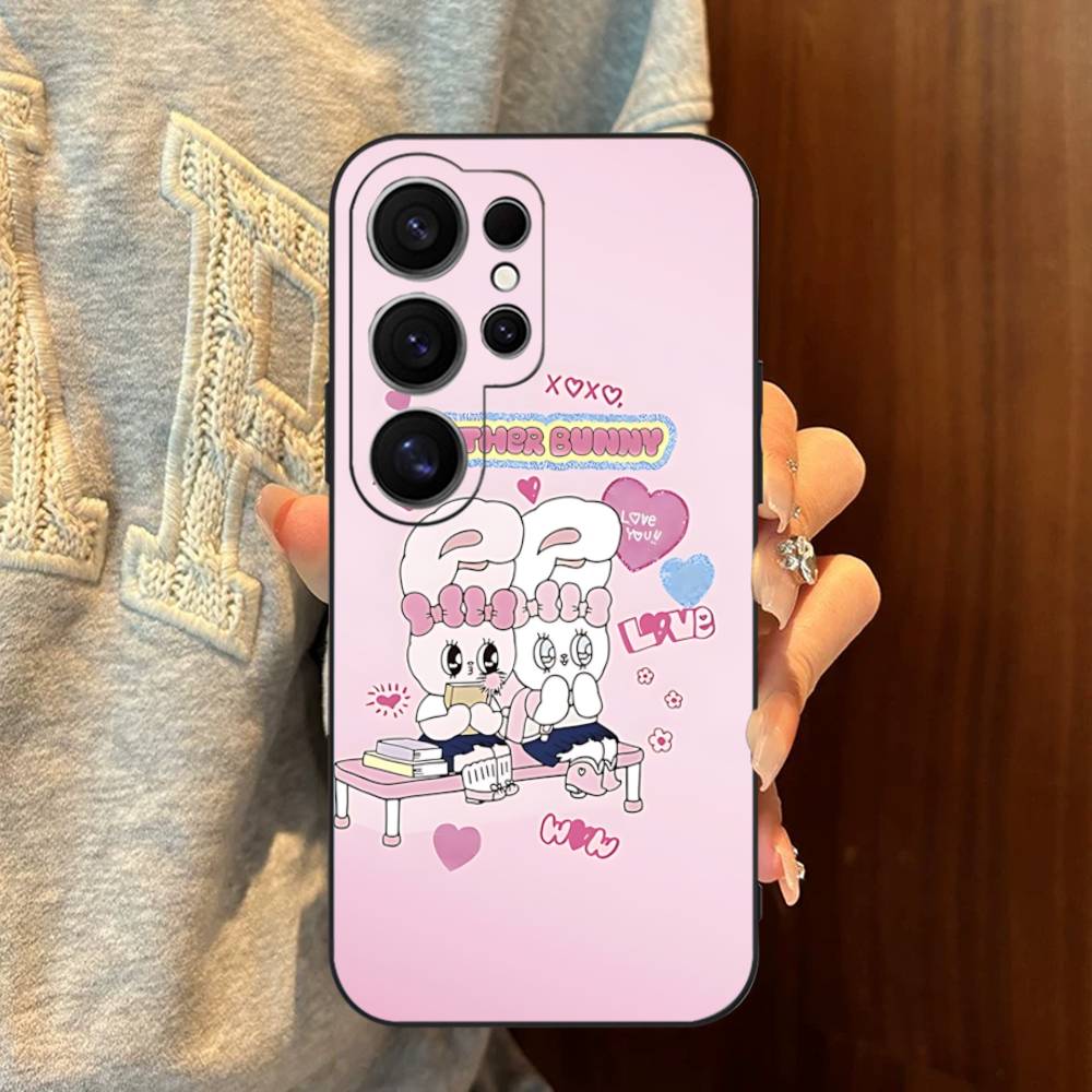 

Interesting O-Opanchu Cartoon U-Usagi Phone Case For Samsung S 24 Fe 25 Ultra Plus 20 Lite 21 30 22 23 24 22 Ultra 5G Fundas Samsung S24 ULTRA