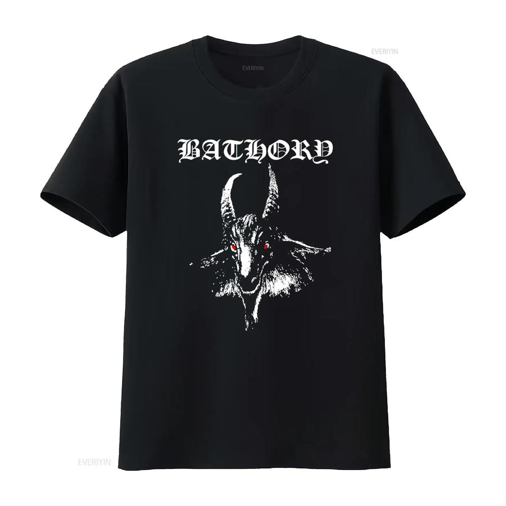 Bathory GOAT T-shirt Ufficiale Leggenda del Black Metal Design Quorthon Tutte le Taglie Disponibili street