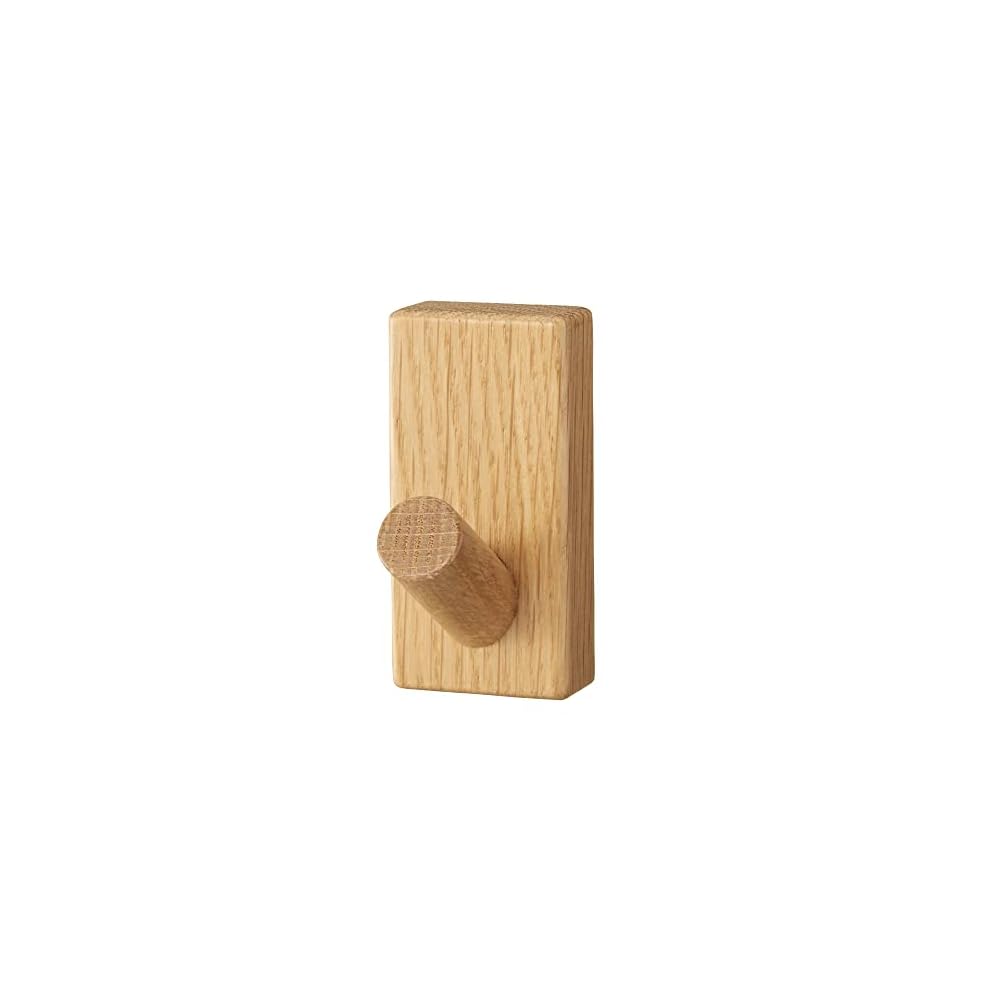 MUJI Wall-Mounted Furniture Hook, Oak Wood, 82944853