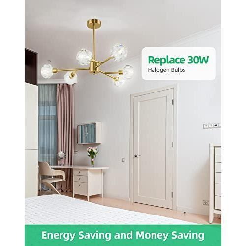 LEDYA Ampoules LED G9, 3W Equivalent 30W Halogène Lampe, Blanc Froid 6000K 380LM Sans Scintillement AC-DC 220-240V pour Chambre Sa