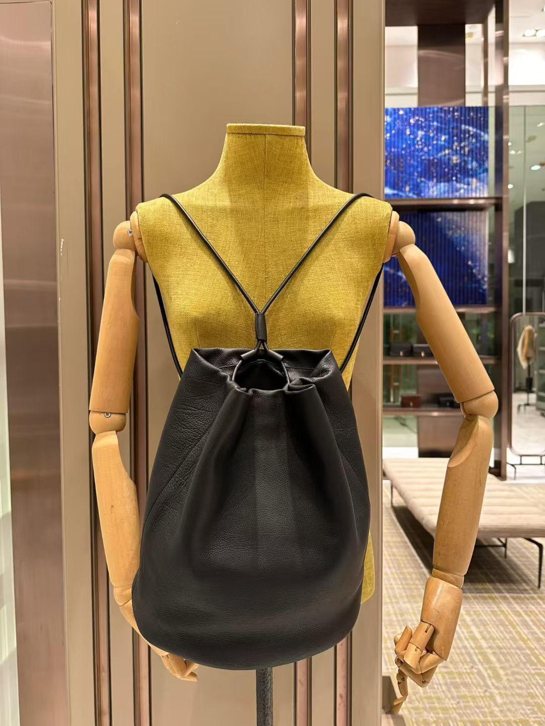 

Холщовая сумка Mingshi Co-branded ROW And Retro, легкая минималистичная сумка с двойным плечевым ремнем, повседневная многофункциональная сумка через плечо 30x17x25CM чёрный