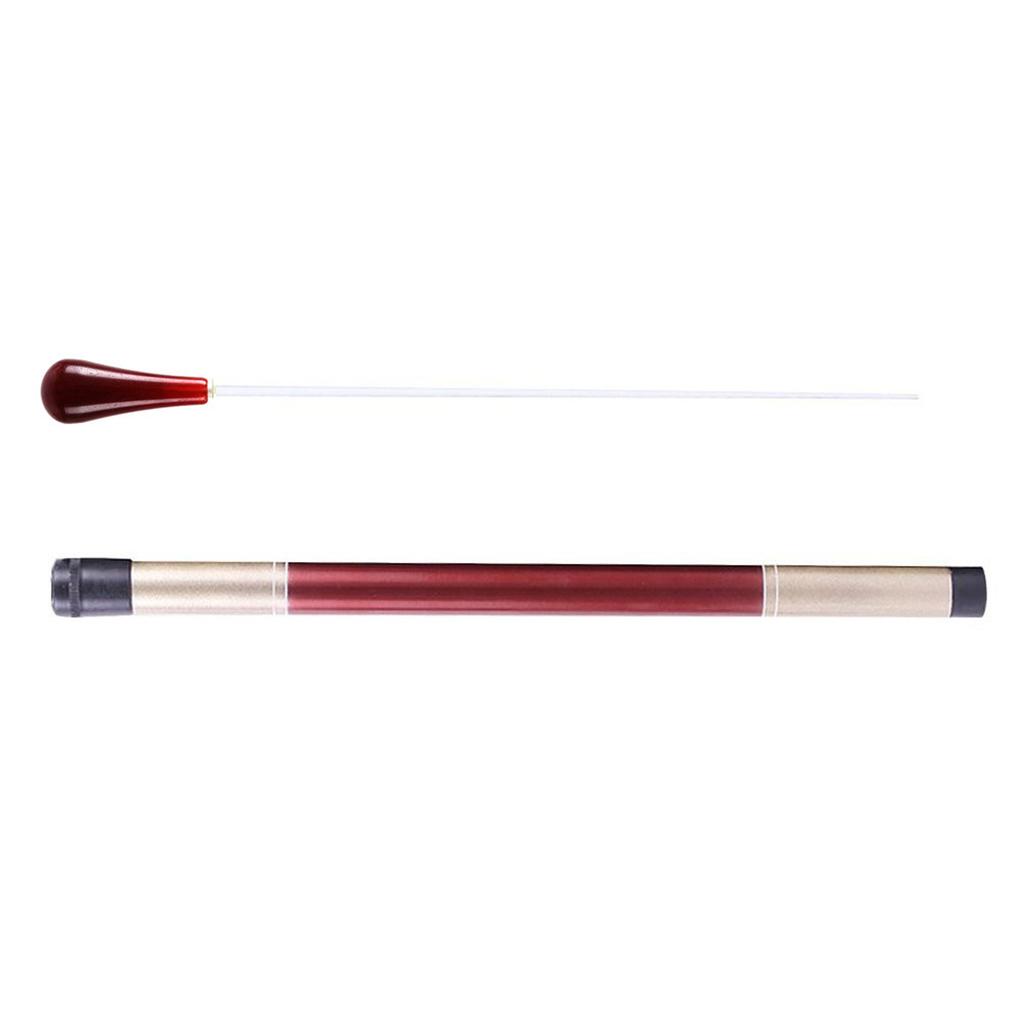 Baton Band Conductor Stick With Storage Tube Rhythm Music Director Conducting Handle Concert Supplies