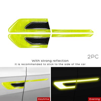 1 paio di nastri riflettenti resistenti all'usura, robusti adesivi a strisce 3D resistenti al calore