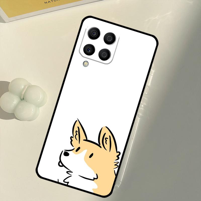 Cartoon Corgi Dog For Samsung Galaxy M31 M16 M11 M21 M13 M33 M35 M53 M55 M15 M14 M34 M54 M12 M32 M52 M06 Case