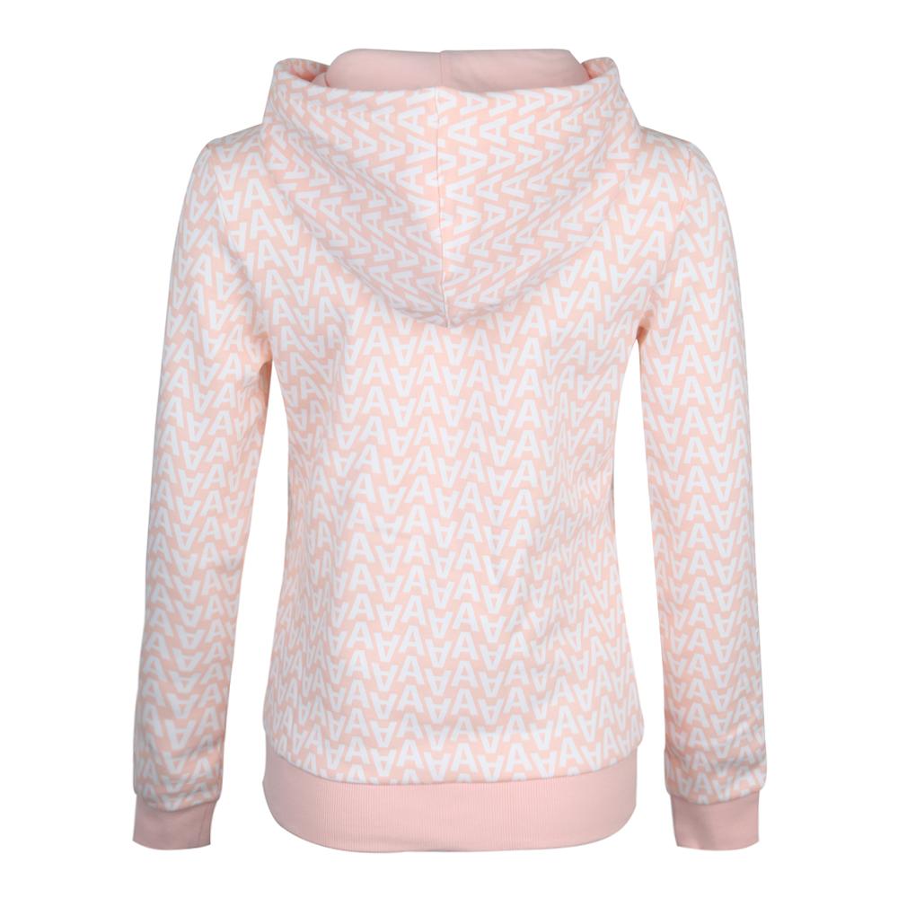 Adidas Neo Aop Hoodie Mode Lässiges Kapuzensweatshirt Damen Hoodies Rosa CW5190