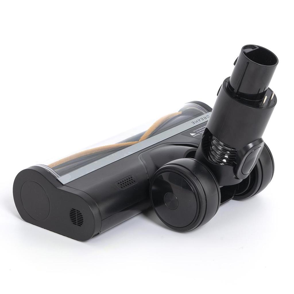 Vacuum Cleaner Electric Floor Brush Head for Dreame R10 R20 R30 T30, Soft Roller Brush Head with LED Dust Lights, Mop Attachment