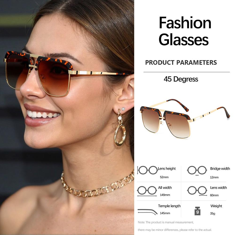 Modern Sunglasses For Women Minimalist Design Structural Sense Commuting Glasses Personalized Versatile Suitable For Women