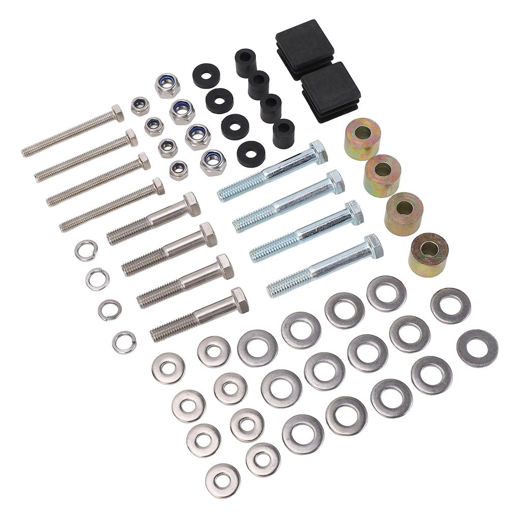 Suntop Hardware Kit 75465G01 Shade Top Metal Strut Screw Bushings Repair Kit Replacement for E‑Z‑GO 54 Inch Suntop Golf