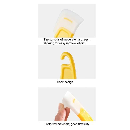 Silicone Pan Scraper Non-Stick Pot Pan Cleaning Tool for Cookware Flexible Scrapers