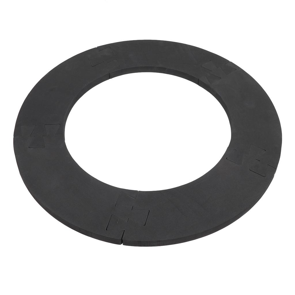 5 Pcs Dartboard Backboard Surround Easy Assembly Black EVA Spliced Dartboard Wall Protector for