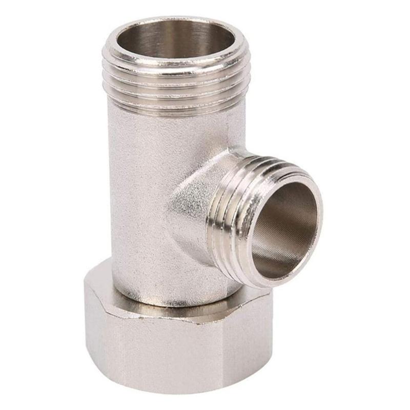 Compression T Connector Bidet Hose Splitters with Leak Proof Designs Precisions Engineered T Connector Simple Installs