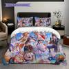 Adventure Awaits Genshin Impact Unveils New Characters Bedding 1 Duvet Cover 2 Pillowcase Without Core Bedding Set Soft And Comfortable