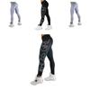Women Letter Print High Waist Leggings With Stretch And Push Up Design For Fitness And Running