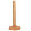 Kitchen Paper Holder, Paper Towel Holder, Natural Wood, Nordic Style, Tower Design, Non-Slip (Round)