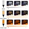 Reading Lamp Dimmable Chargeable Extendable Double Head Flicker-free Illumination Type-C 14LED Amber Book Light Home Supply QingHai